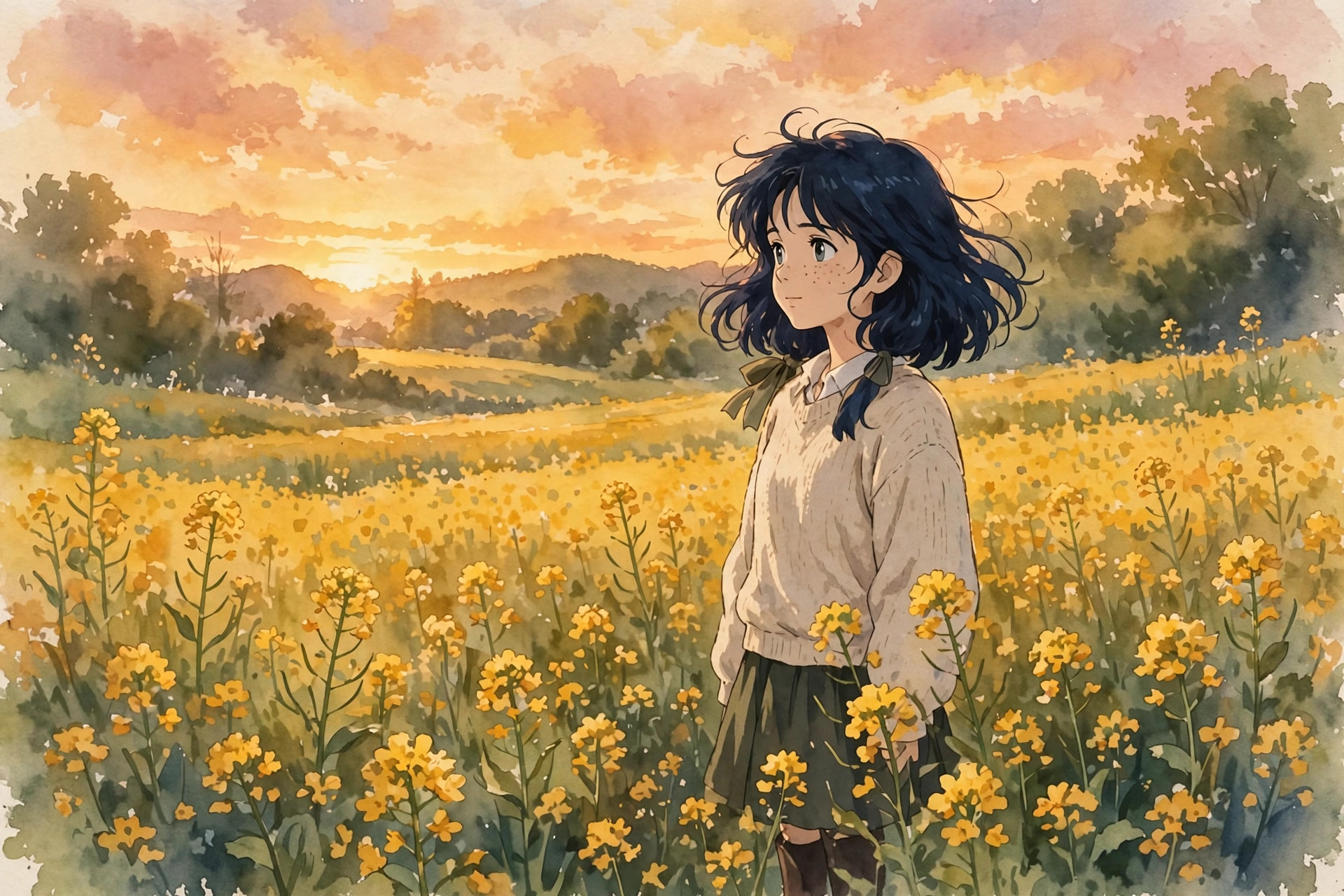 Ghibli-Style Portrait example